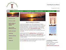 Tablet Screenshot of coachingforexcellence.biz